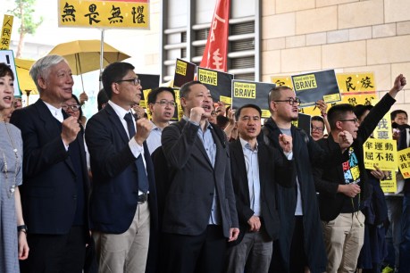 Pro-democracy Hong Kong Occupy leaders found guilty of public nuisance charges