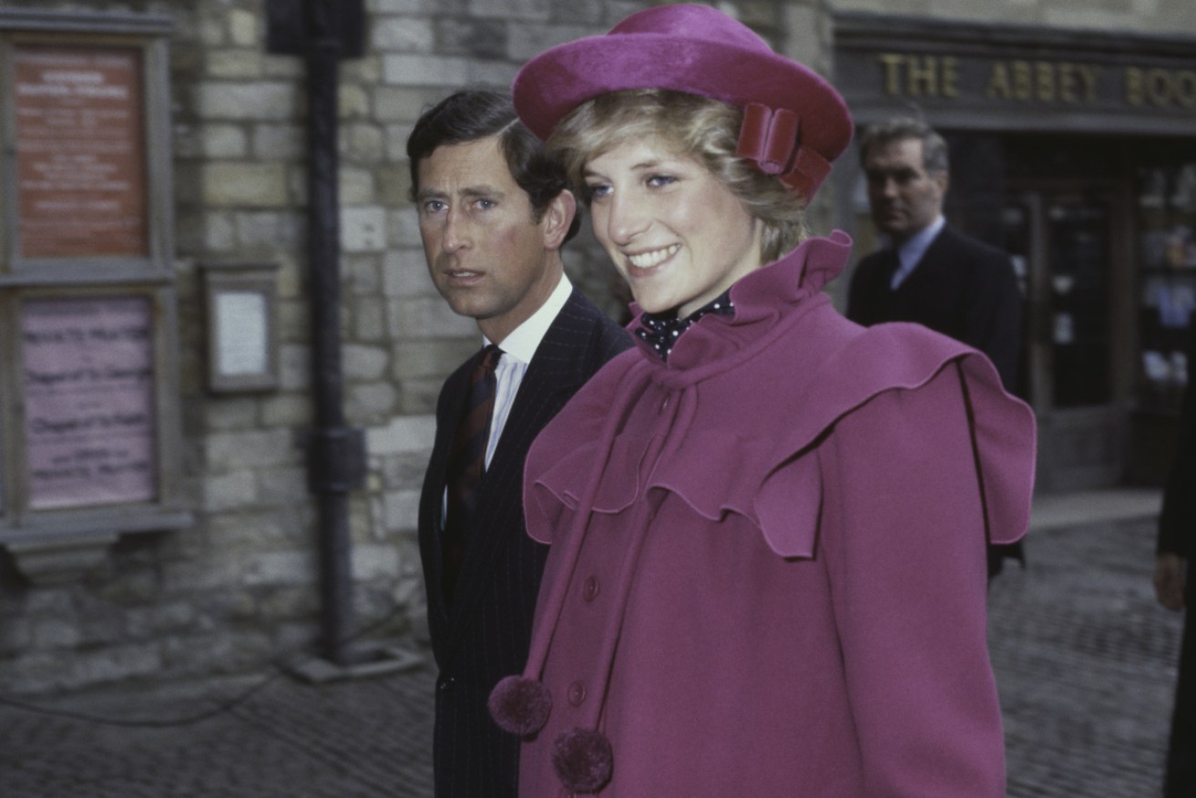 The Prince and Princess of Wales in London in 1982.