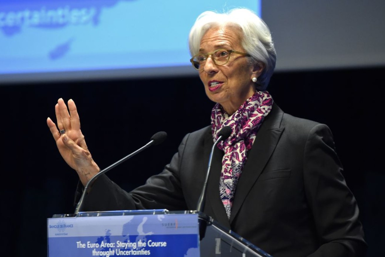 Christine Lagarde, managing director of the IMF, which has downgraded Australia's economic growth for 2019.