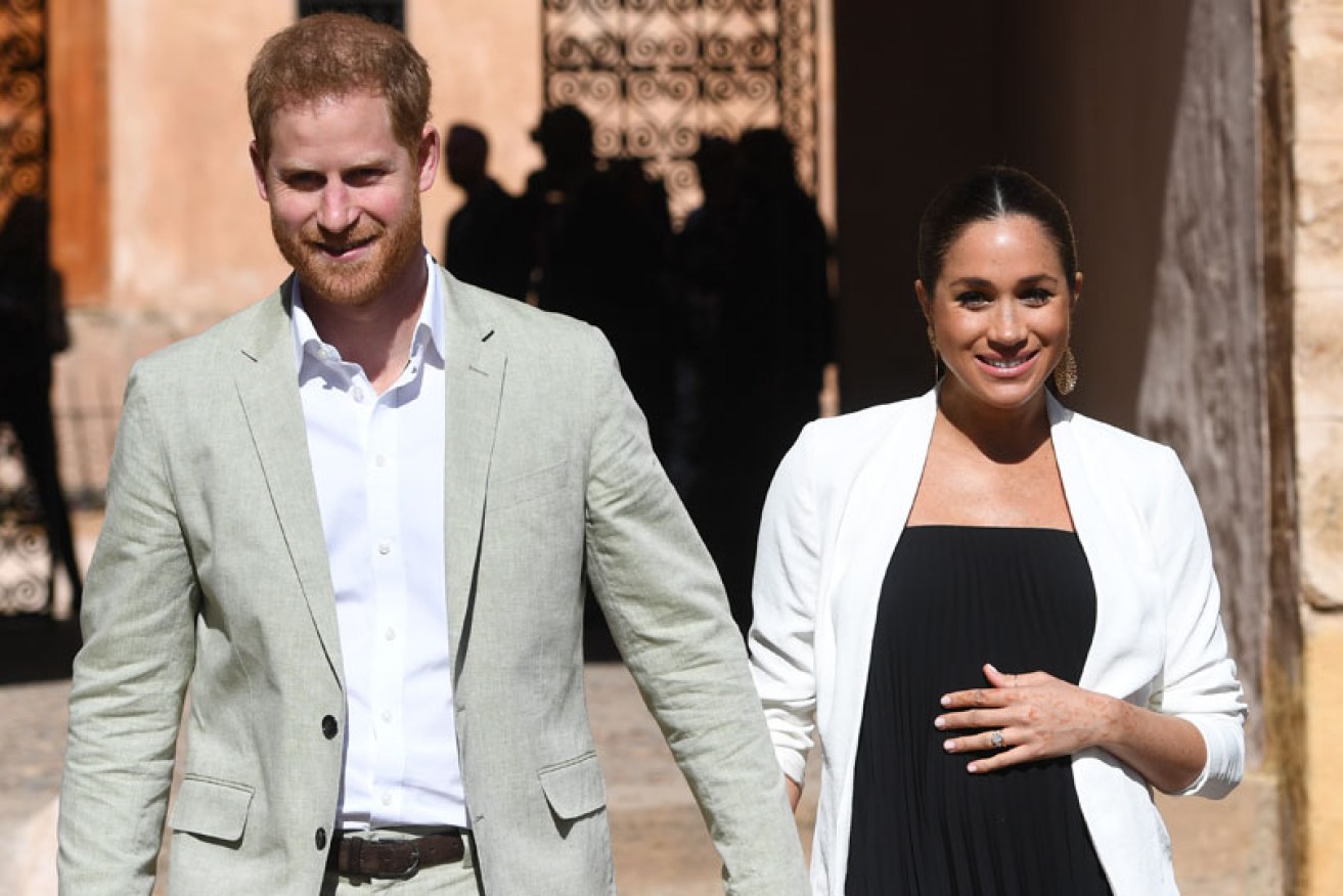 Expectant parents the Duke and Duchess in Rabat, Morocco, on February 25. 
