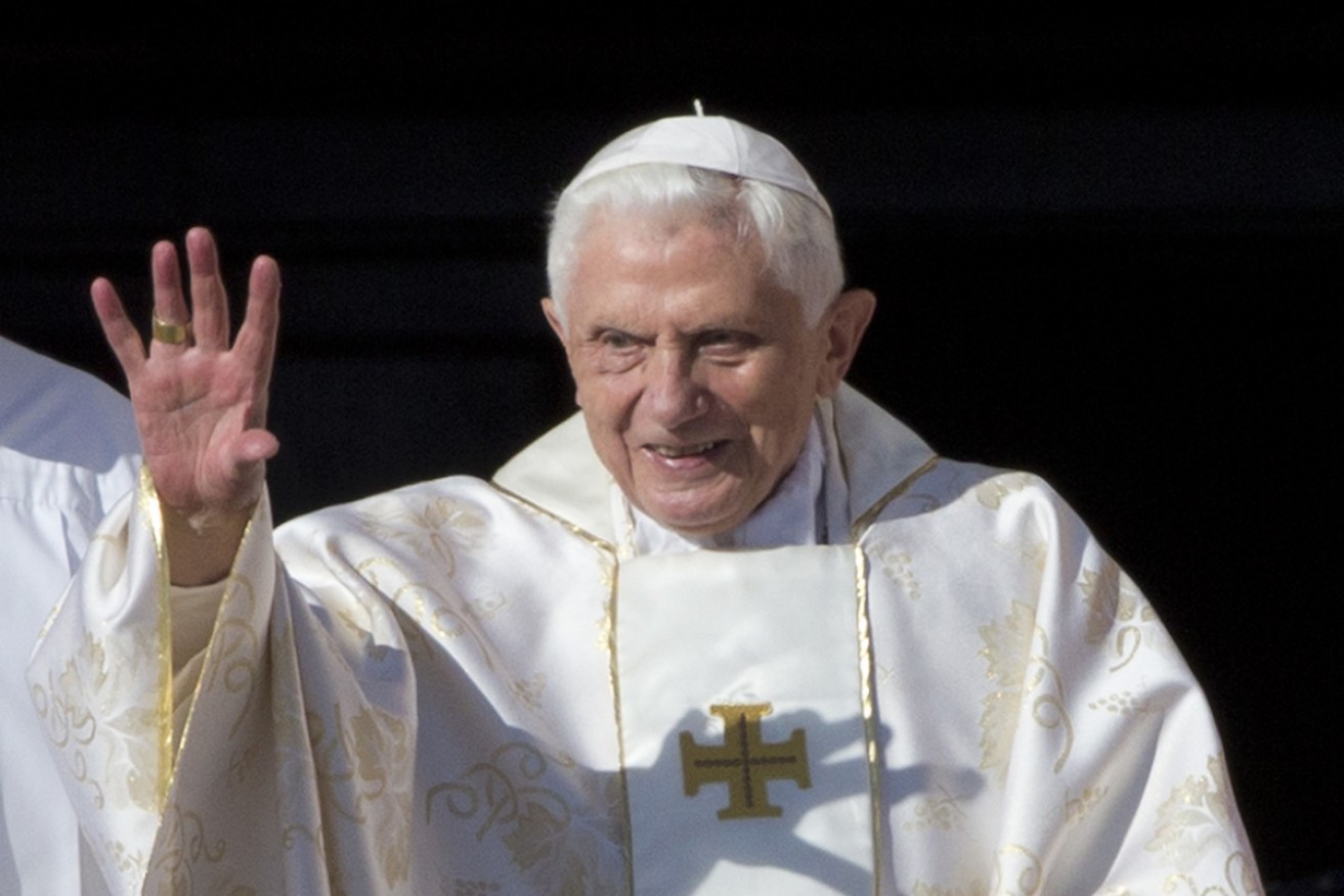 Seriously ill: Former Pope Benedict. 