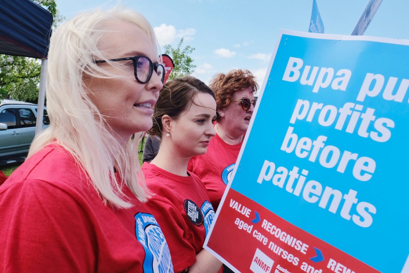 Bupa is accused of charging aged care residents for services it did not provide. 