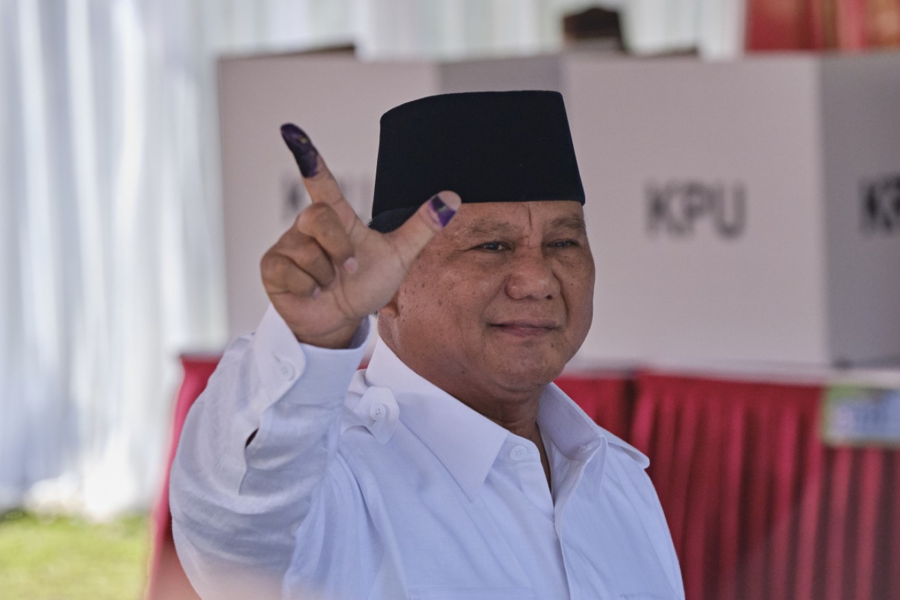 Challenger Prabowo Subianto also claimed victory at the last election, where he was easily defeated.