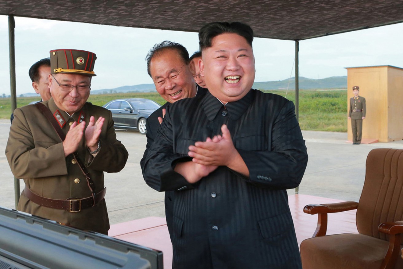 North Korean leader Kim Jong-un after a 2017 nuclear test.