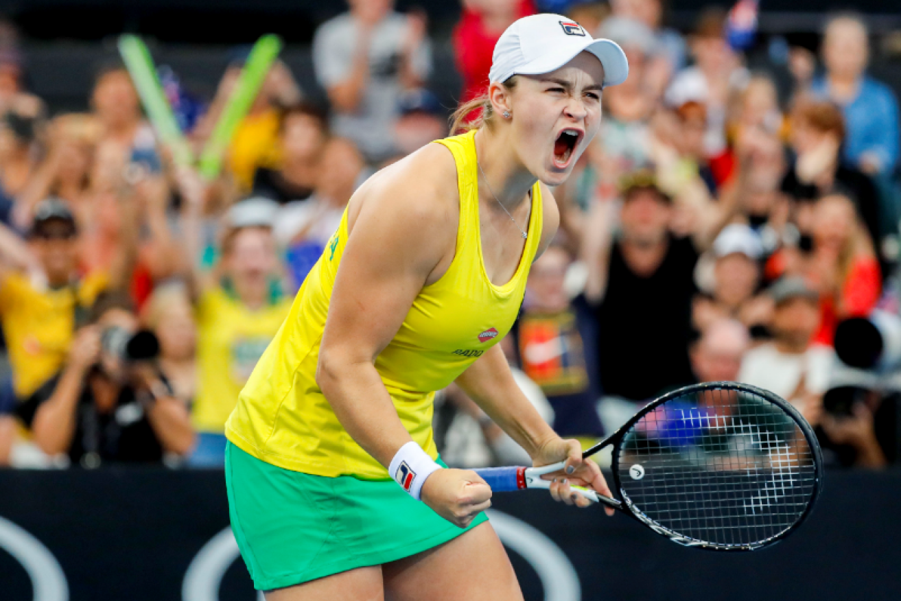 Ashleigh  Barty is fired up and ready to take on the world in Paris.
