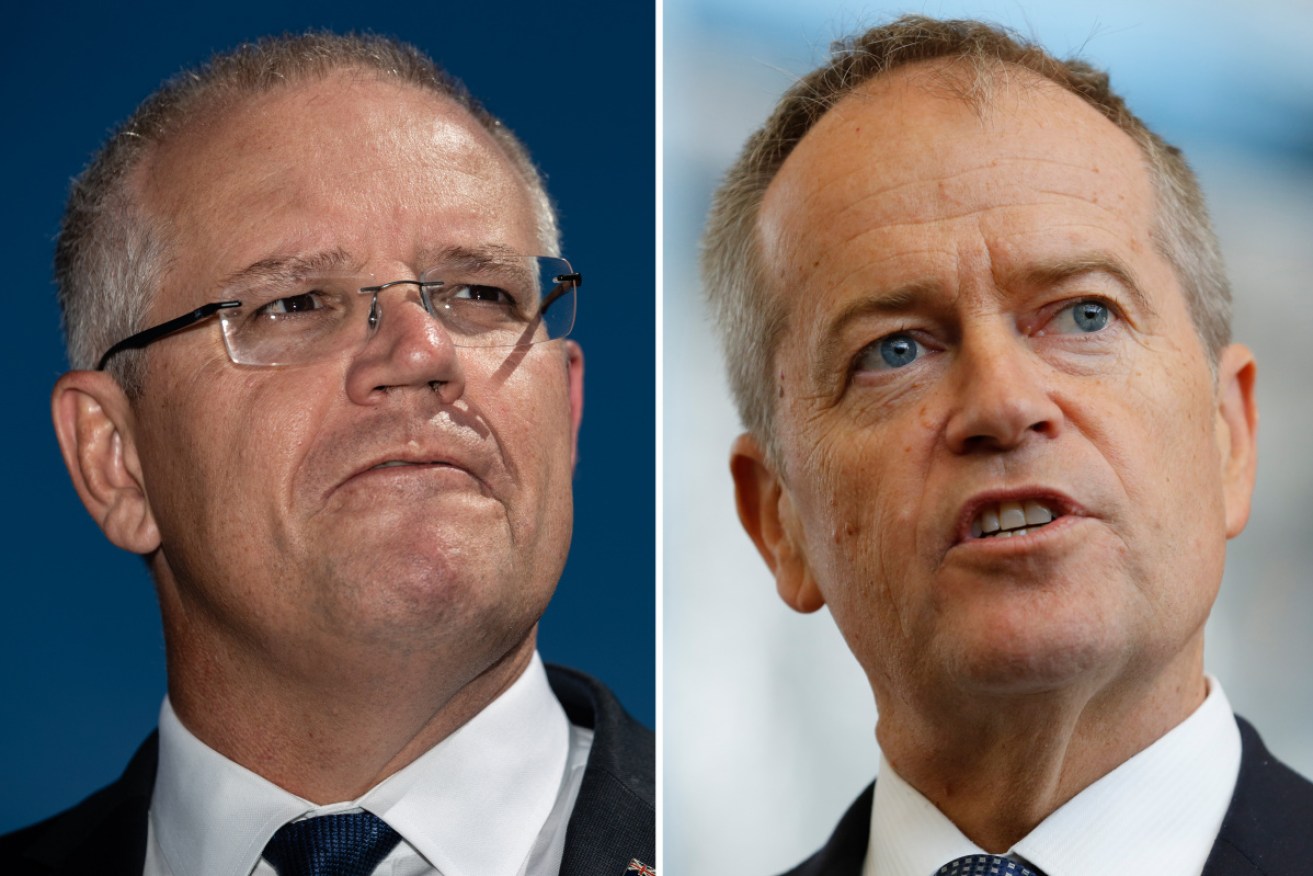 Scott Morrison to announce help for veterans, while Labor party slams 'fake news' on so-called death taxes.