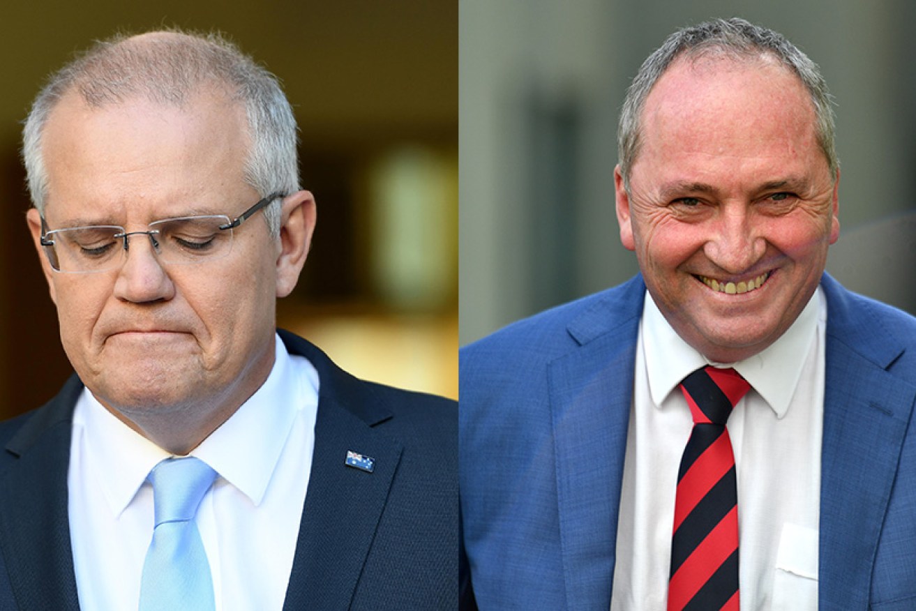 Former deputy prime minister Barnaby Joyce is causing a headache for Scott Morrison, Paula Matthewson writes.
