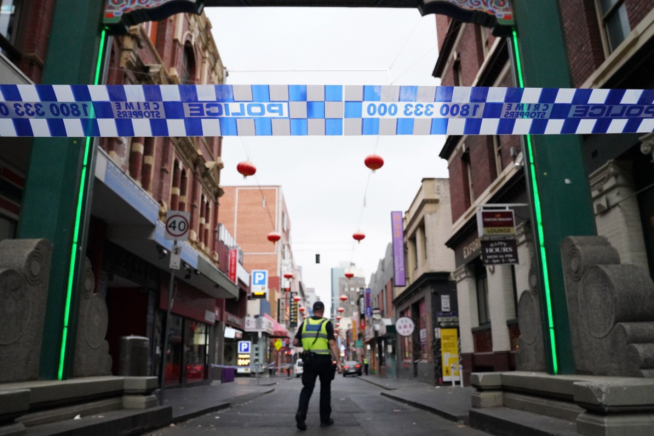 Family and friends of a woman whose body was found in Melbourne's Chinatown district have faced her accused killer in court.