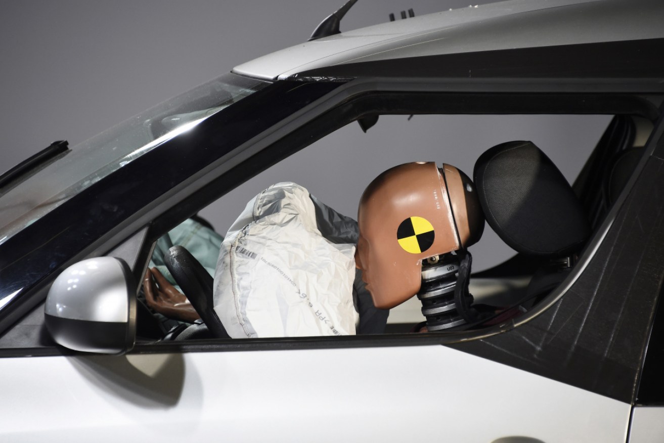 <i>The New Daily</i> was front and centre for ANCAP's crash testing of a luxury car.
