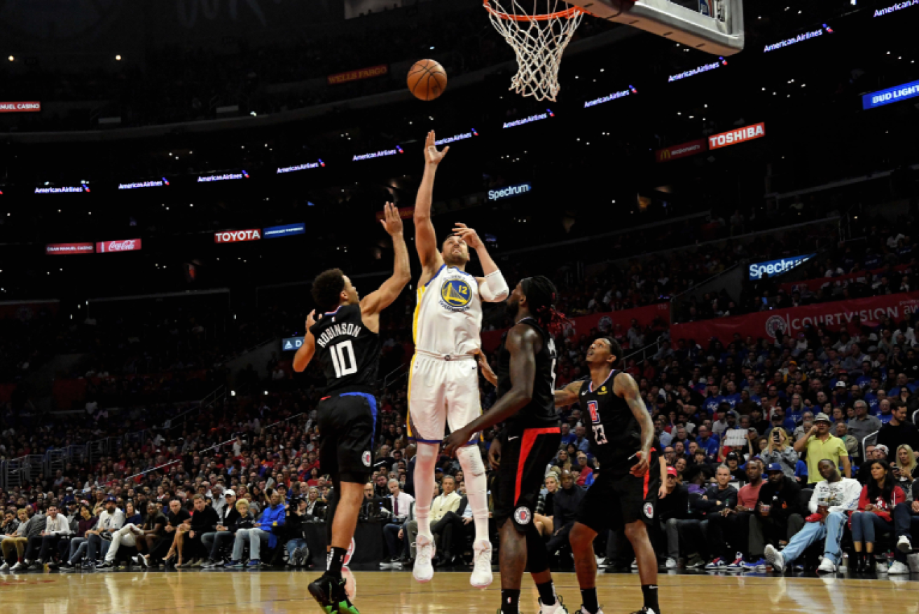 Andrew Bogut started  on the bench but made his presence felt from the second he was unleashed against the Clippers. 