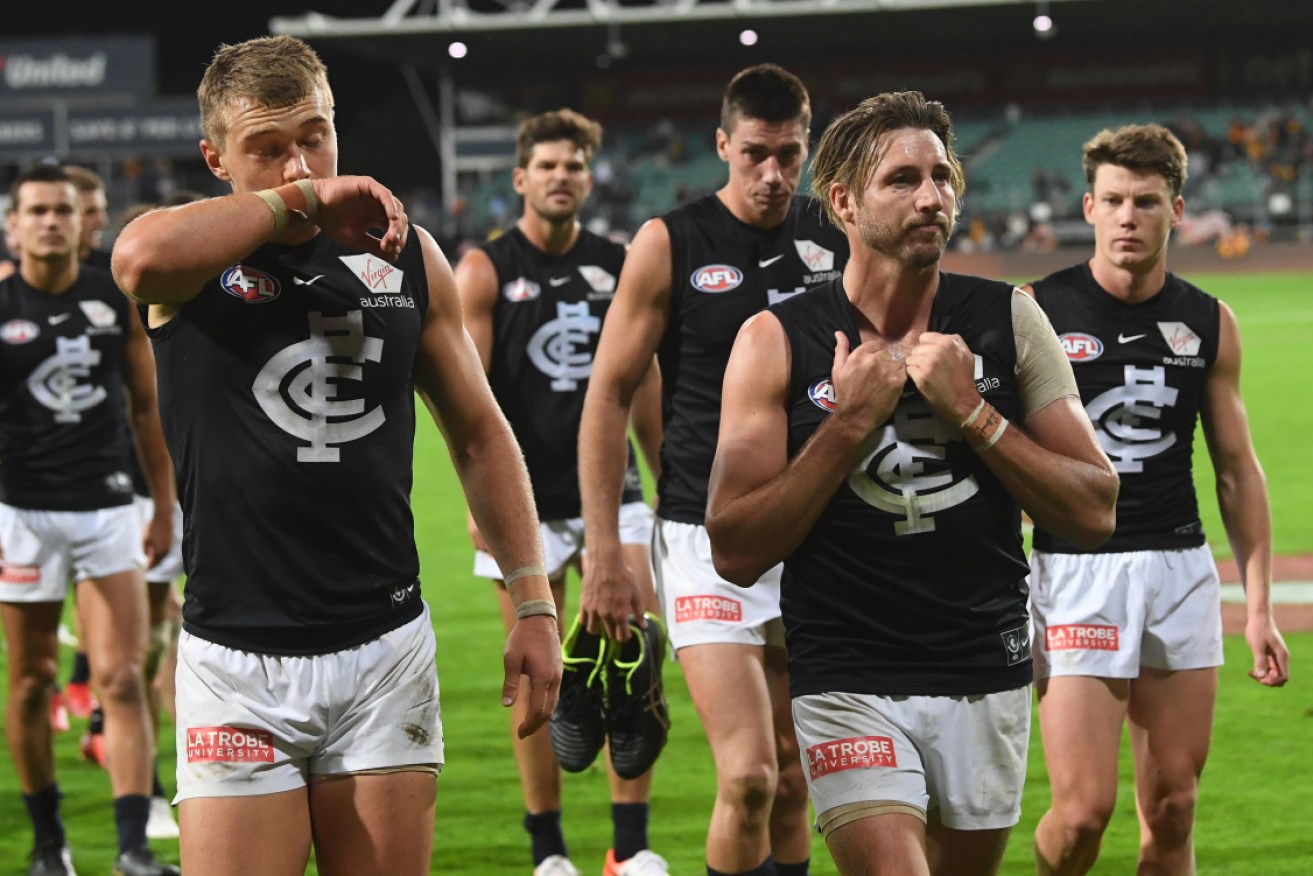 Losing, but winning: Carlton's young team looks to be going somewhere. 
