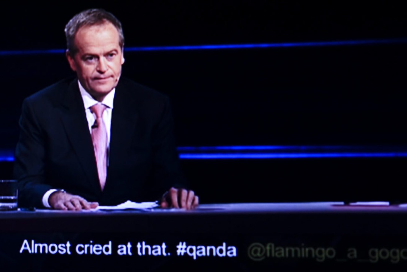 Opposition Leader Bill Shorten on the ABC's Q&A on Monday night. 