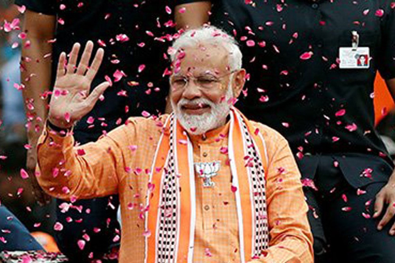 Indian Prime Minister Narendra Modi is seeking a third term.