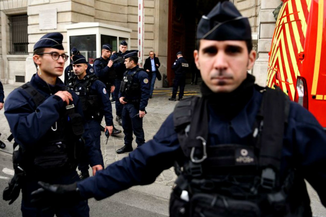 Paris police headquarters was in lockdown after an employee went on a stabbing rampage. 