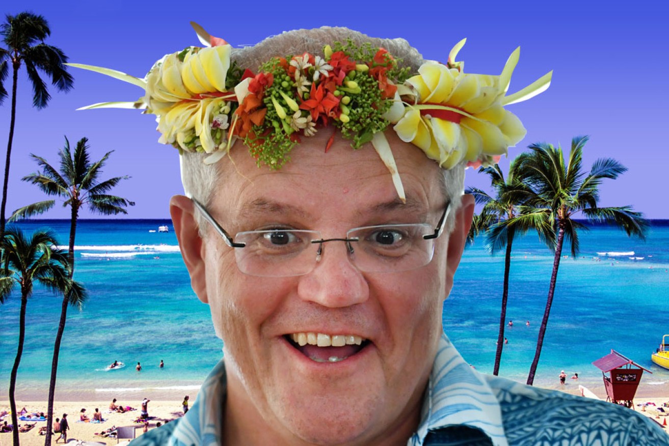 Samantha Maiden has been nominated for her scoop on Scott  Morrison's holiday. 