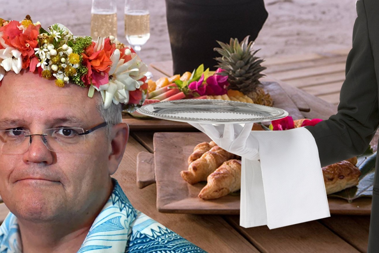 Prime Minister Scott Morrison has declared the free upgrades for his Fijian holiday in June.  