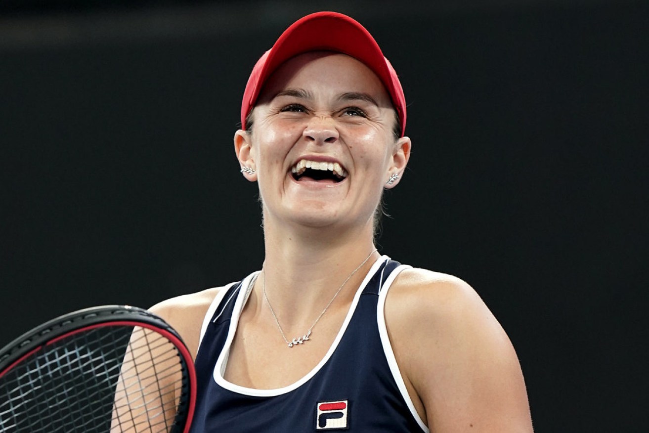 Ash Barty remans humble despite being the world No.1. Photo: AAP 
