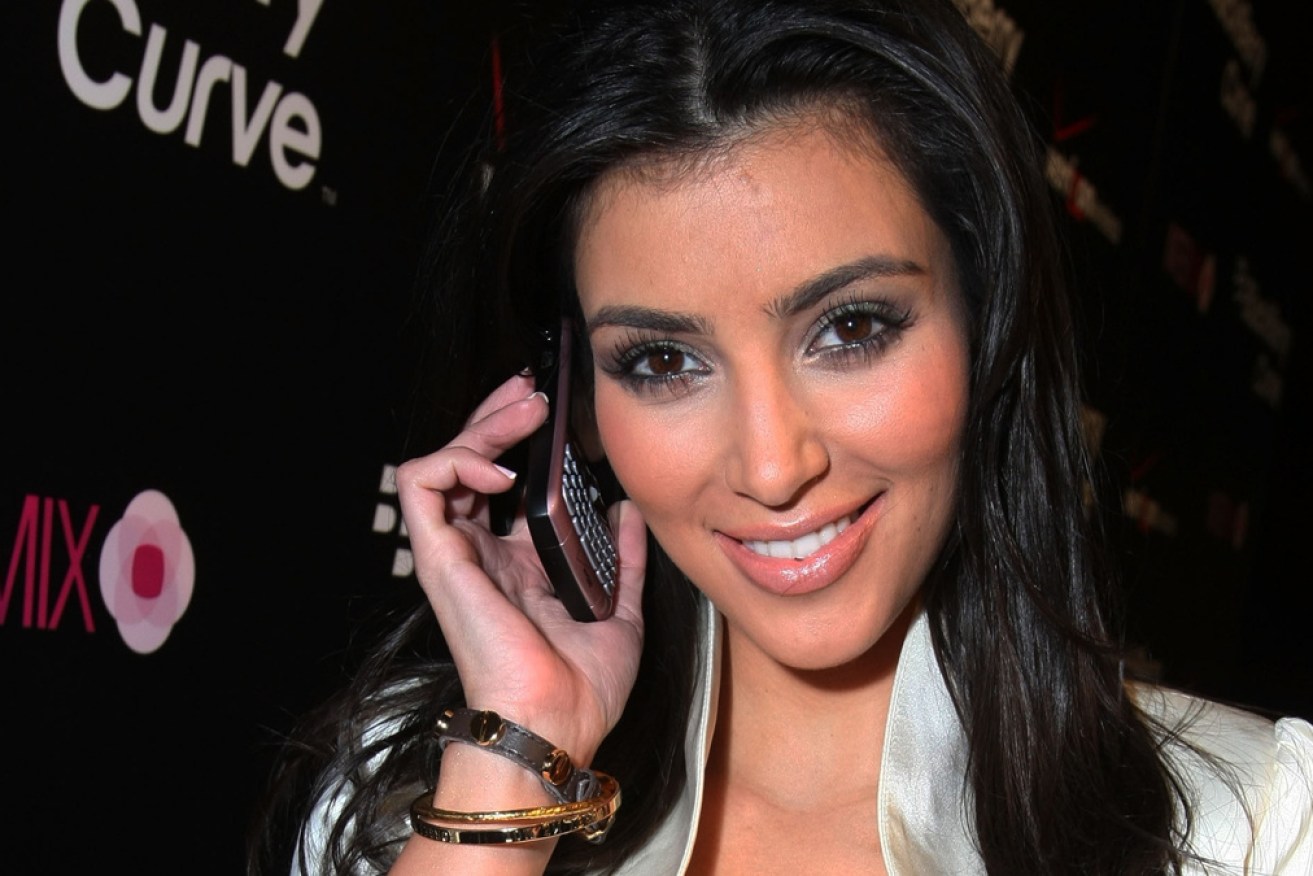 Kim Kardashian has helped to popularise 'vocal fry'. 