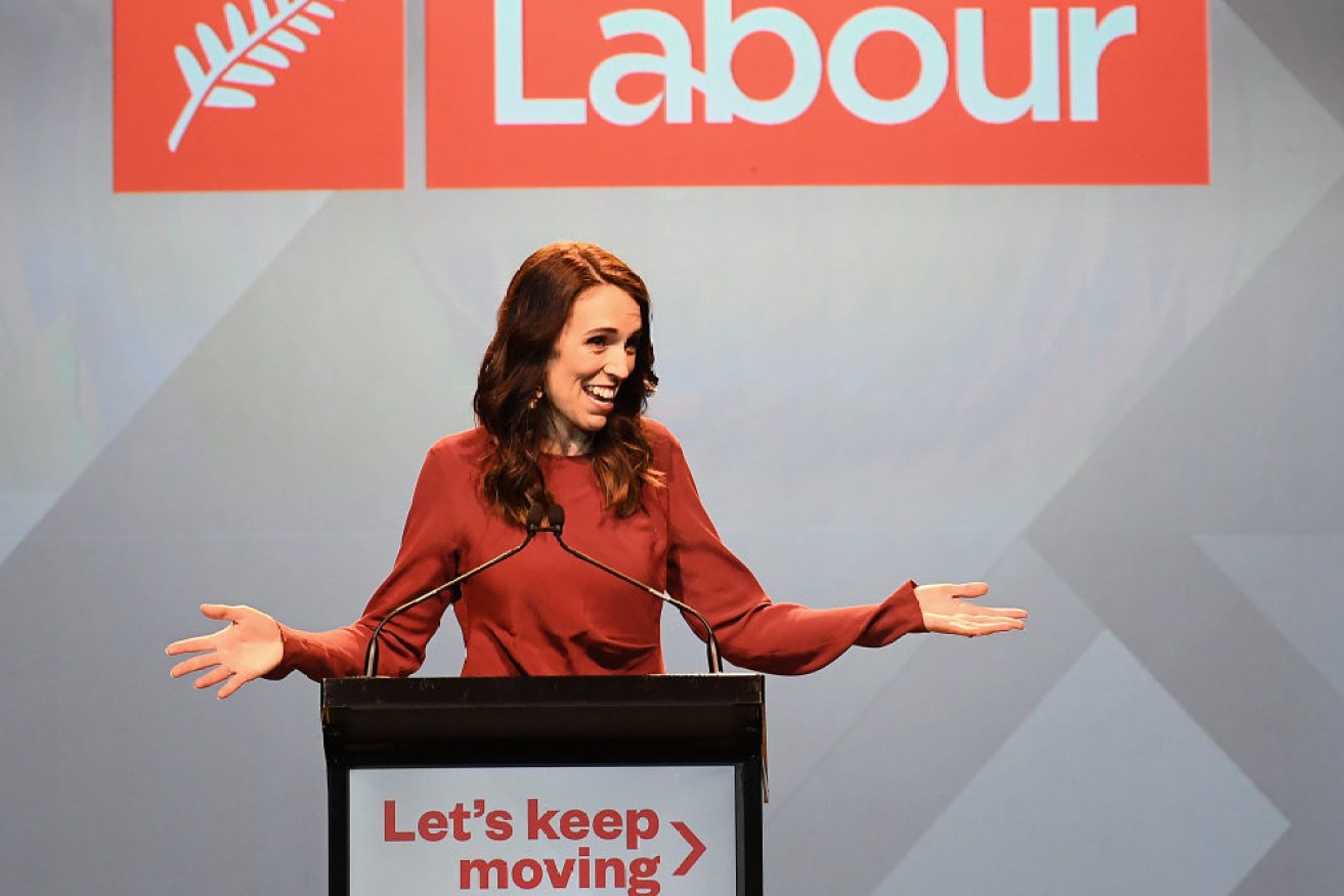 New Zealand Prime Minister Jacinda Ardern claims victory for Labour in the October 17 election.
