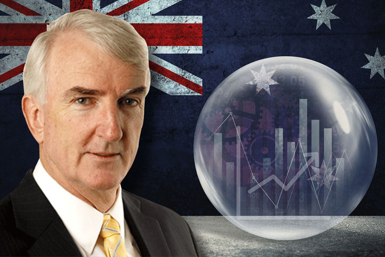 It's just a matter of when the sharemarket bubble will burst, Michael Pascoe says.