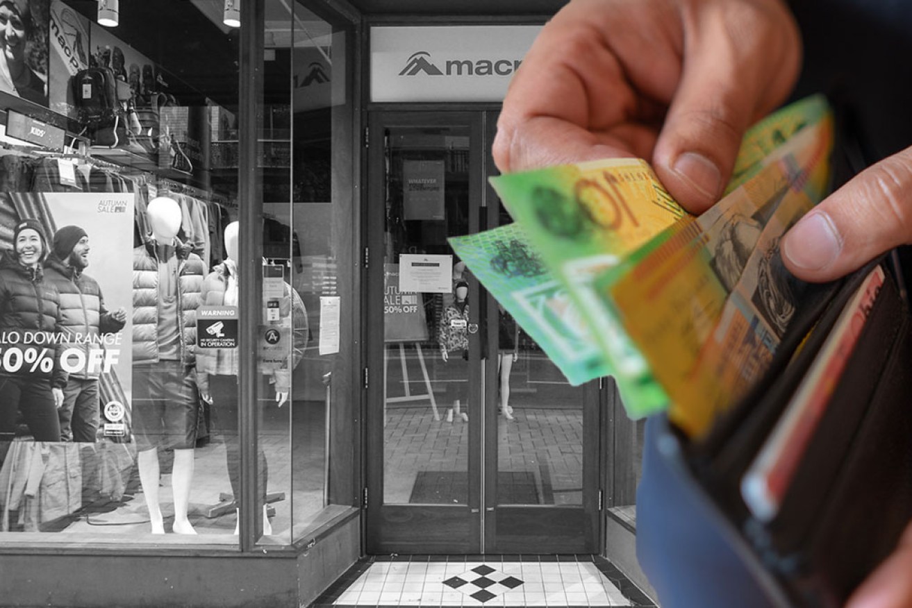 Cashed-up shoppers gave household brands a boost in April.
