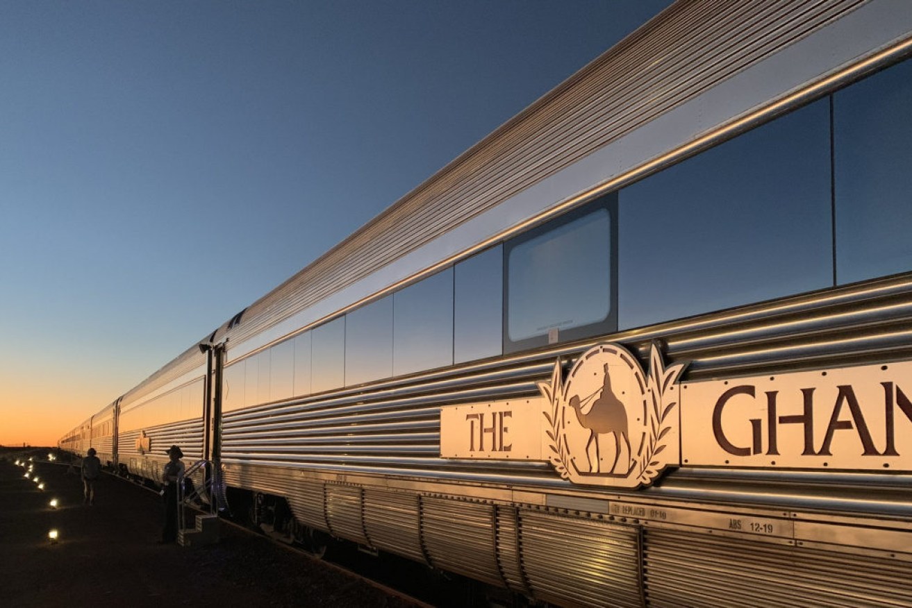 Victorian passengers travelling on the Ghan have been off-loaded in outback South Australia.