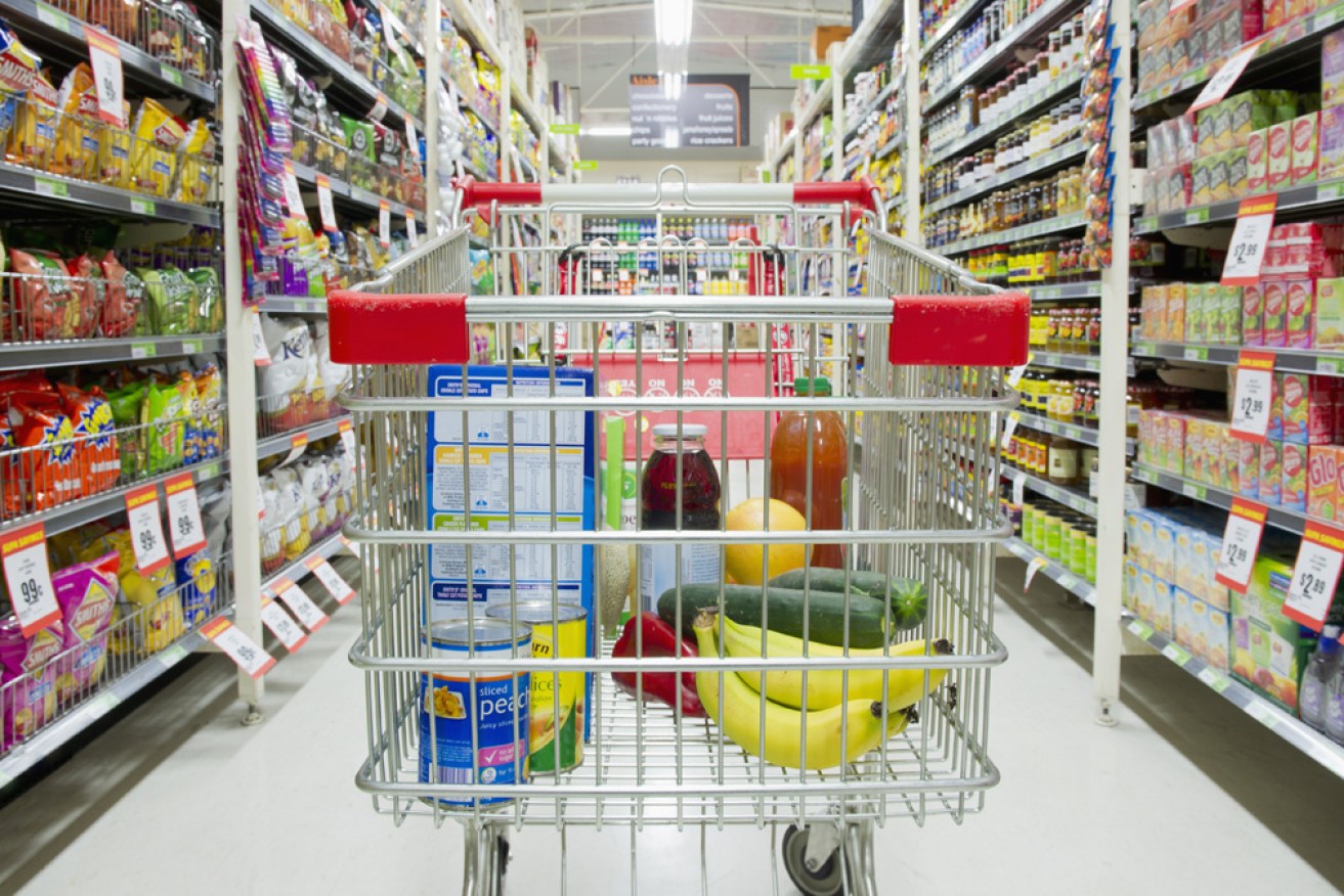 The contents of Australian shopping trolleys are changing and getting fewer in number.