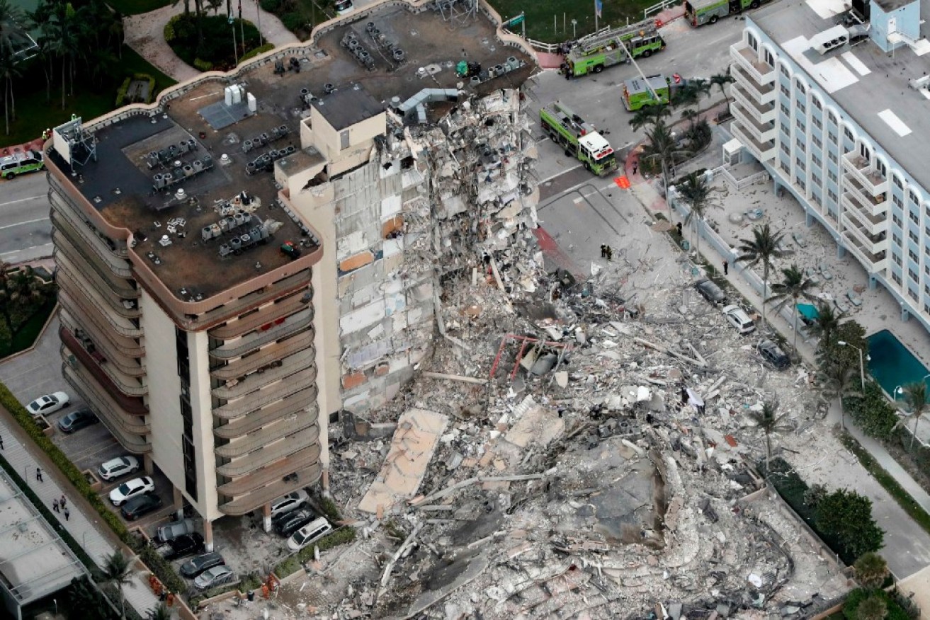 Nearly 100 people were killed when Champlain Towers South near Miami Beach collapsed in June 2021.