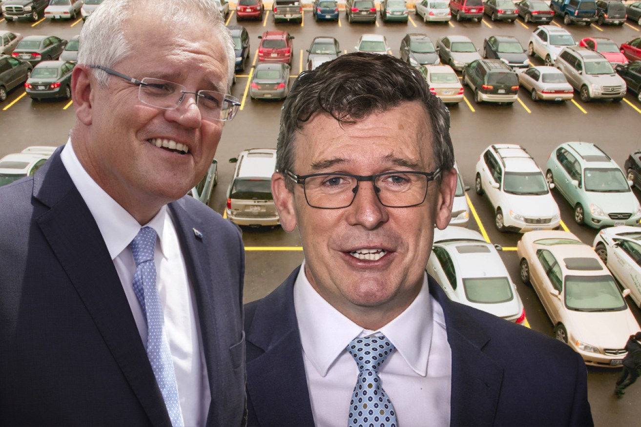 Scott Morrison and Alan Tudge may think the carpork rort is behind them, but the NCCC is armed to disagree. <i>Photo: TND</i>  