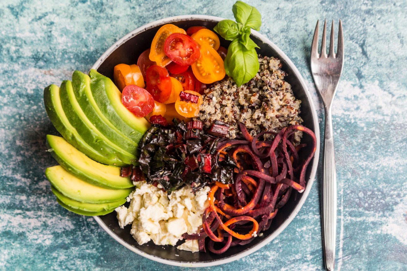 Dancer Julianne Hough skips lunch but eats a lot of salad.