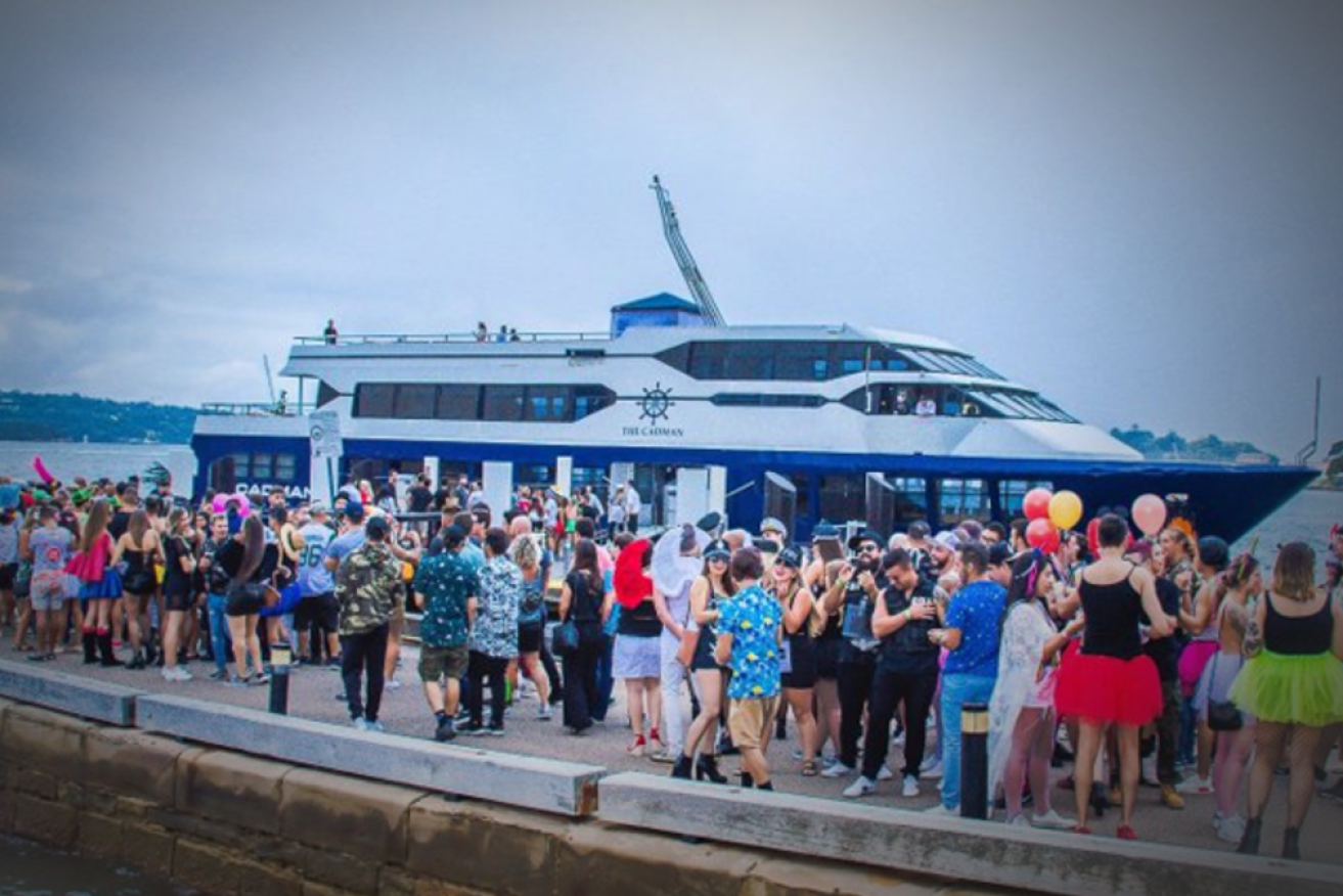 Party-goers who were on a boat in Sydney Harbour on December 3 must now isolate. 