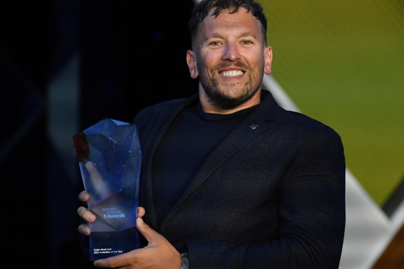 The PM has thanked the 2023 Australian of the Year award winners, including Dylan Alcott.