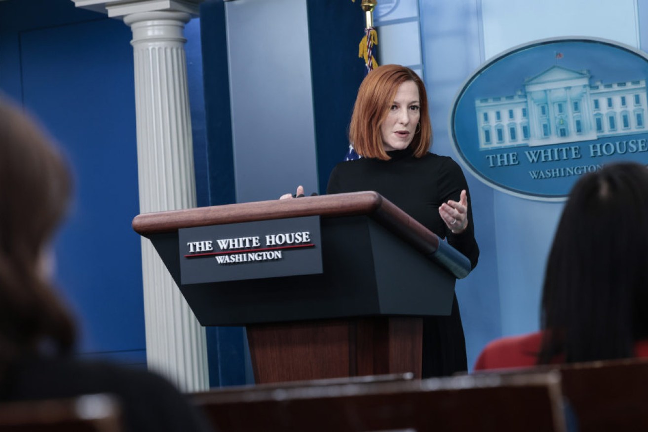 White House press secretary Jen Psaki confirmed troops would be deployed to eastern Europe.