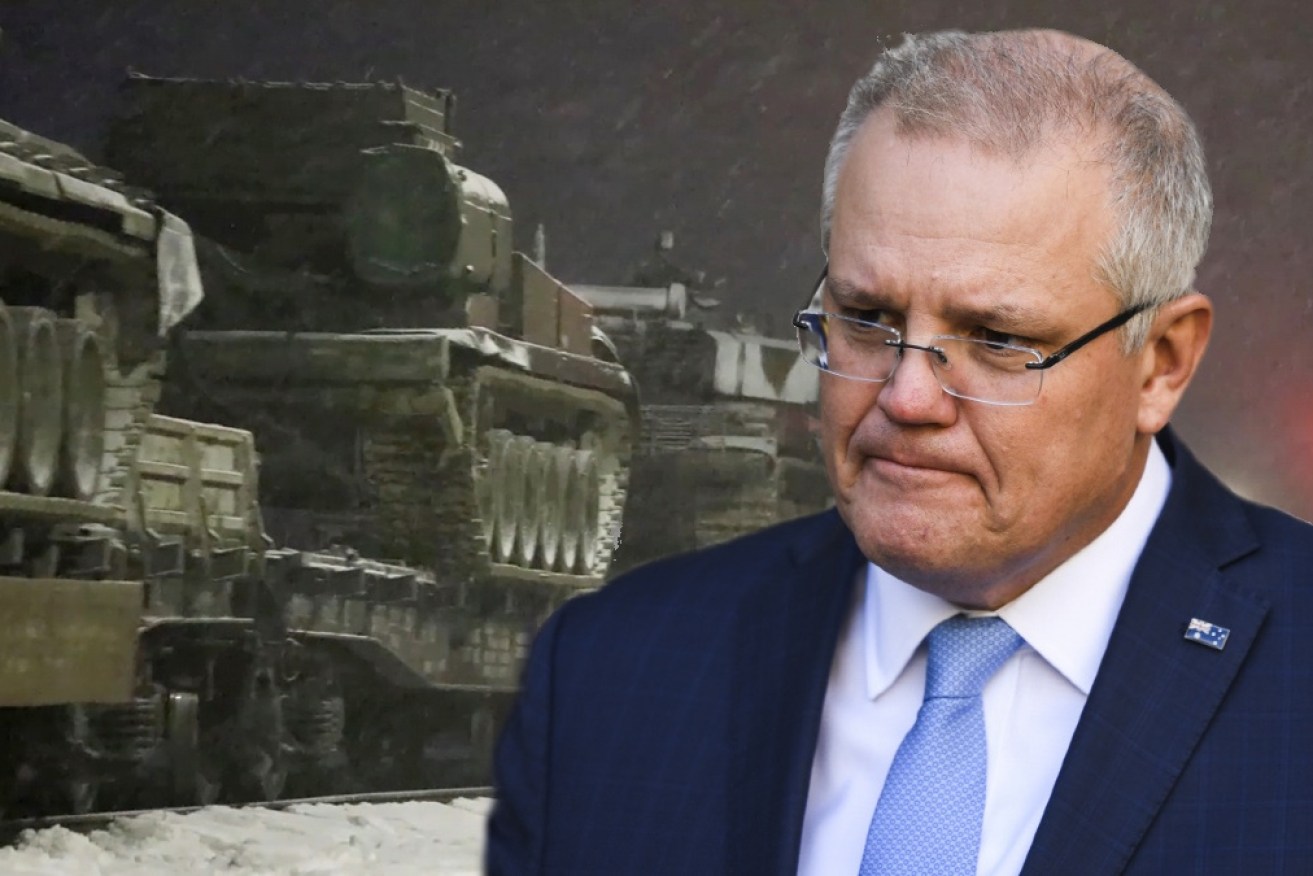 Scott Morrison has left the door open to a wider sanctions regime. 