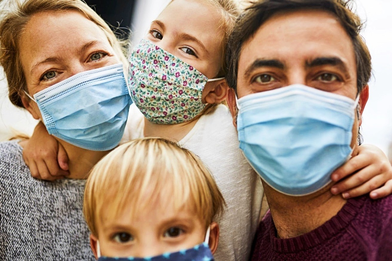 We'll see more masking as COVID's fourth wave rolls across Australia. <i>Photo: Getty</i>