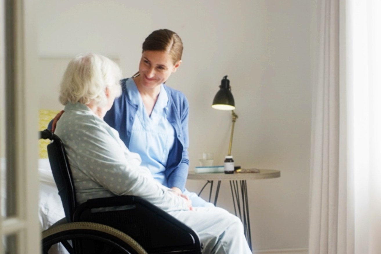 Unions say an interim 15 per cent wage rise for front-line aged care staff is 'a reasonable start'.