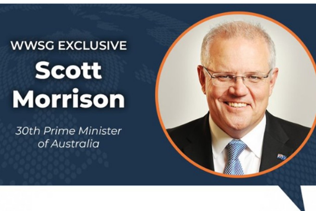 The Worldwide Speakers Group will 'exclusively' represent Scott Morrison. 