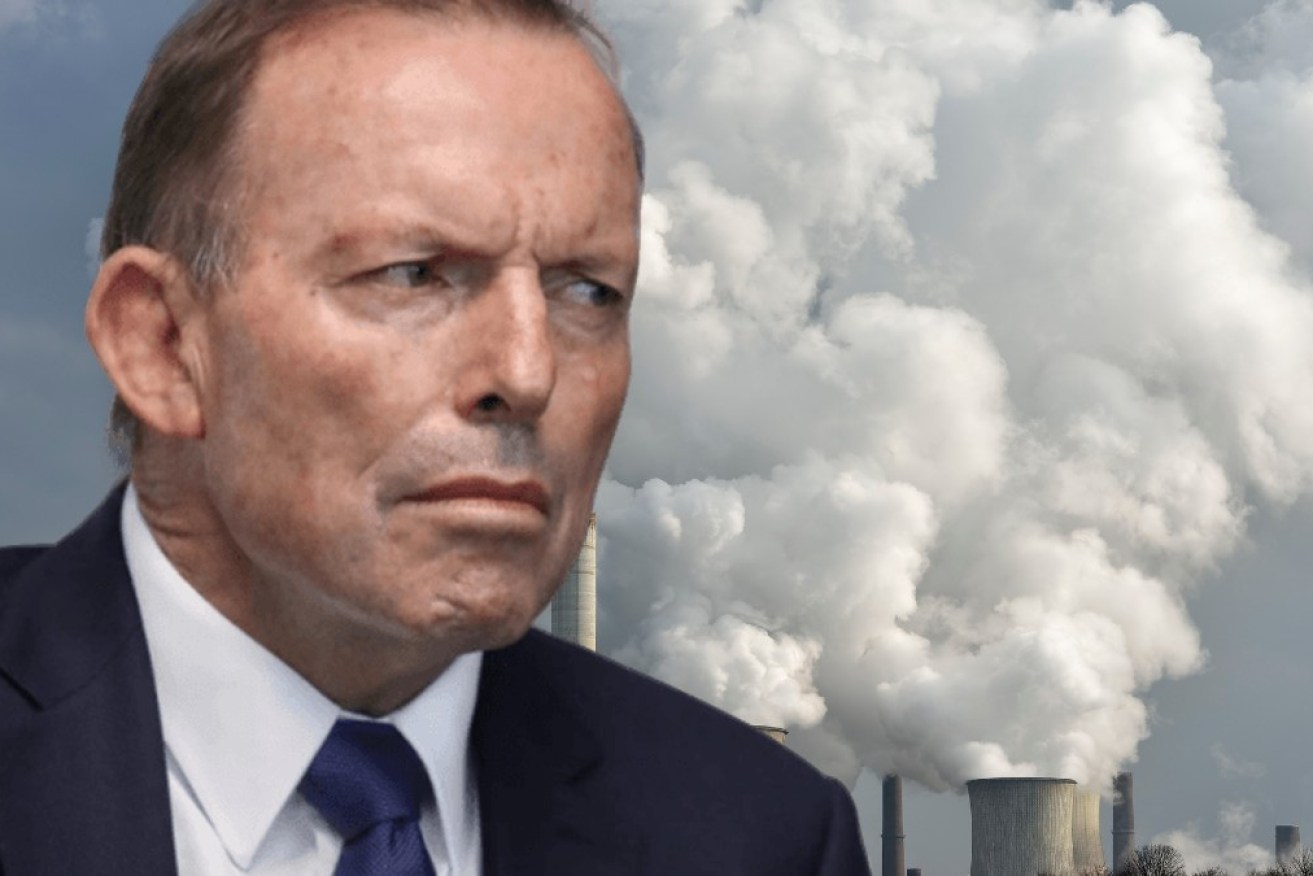 Former prime minister Tony Abbott has joined a 'lonely' voice in climate denial.