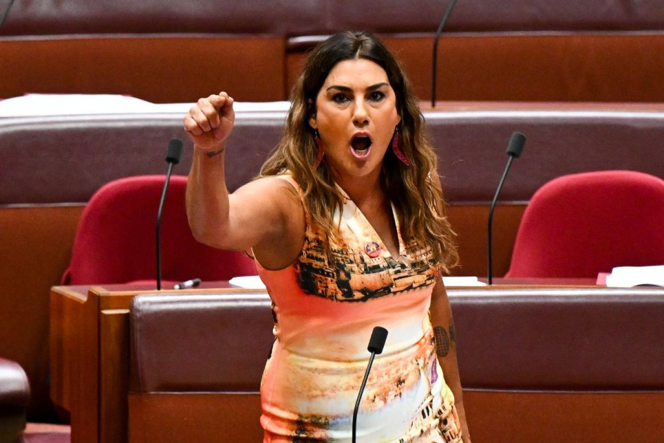 An unrepentant Lidia Thorpe told parliament she would repeat her protest to the King.