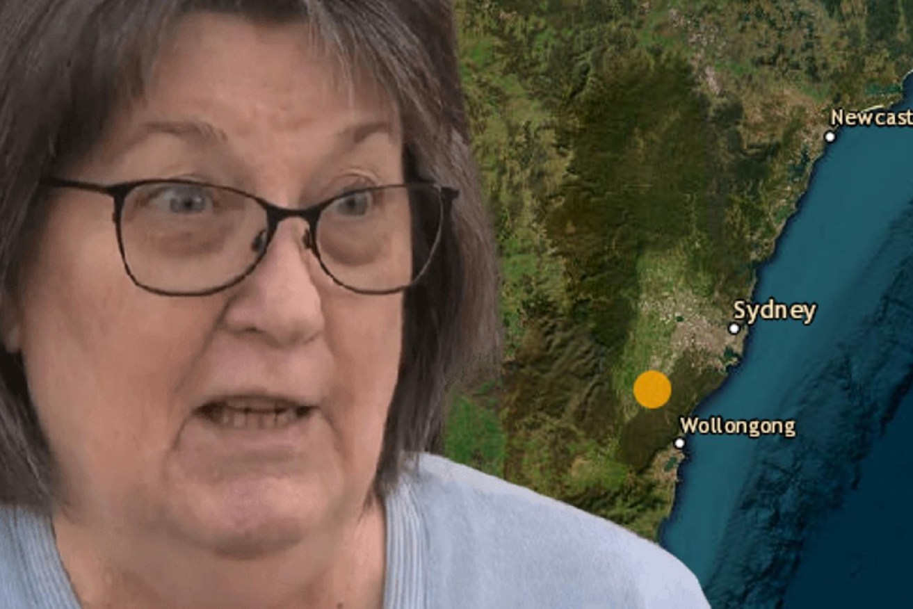 An earthquake near Sydney caused some excitement on Sunday afternoon.