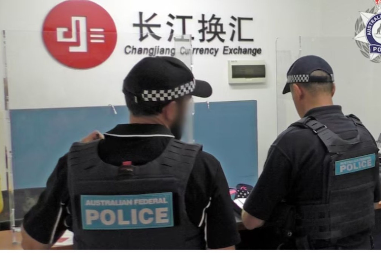 The money laundering syndicate operated out of 'shiny shop fronts' across Australia.