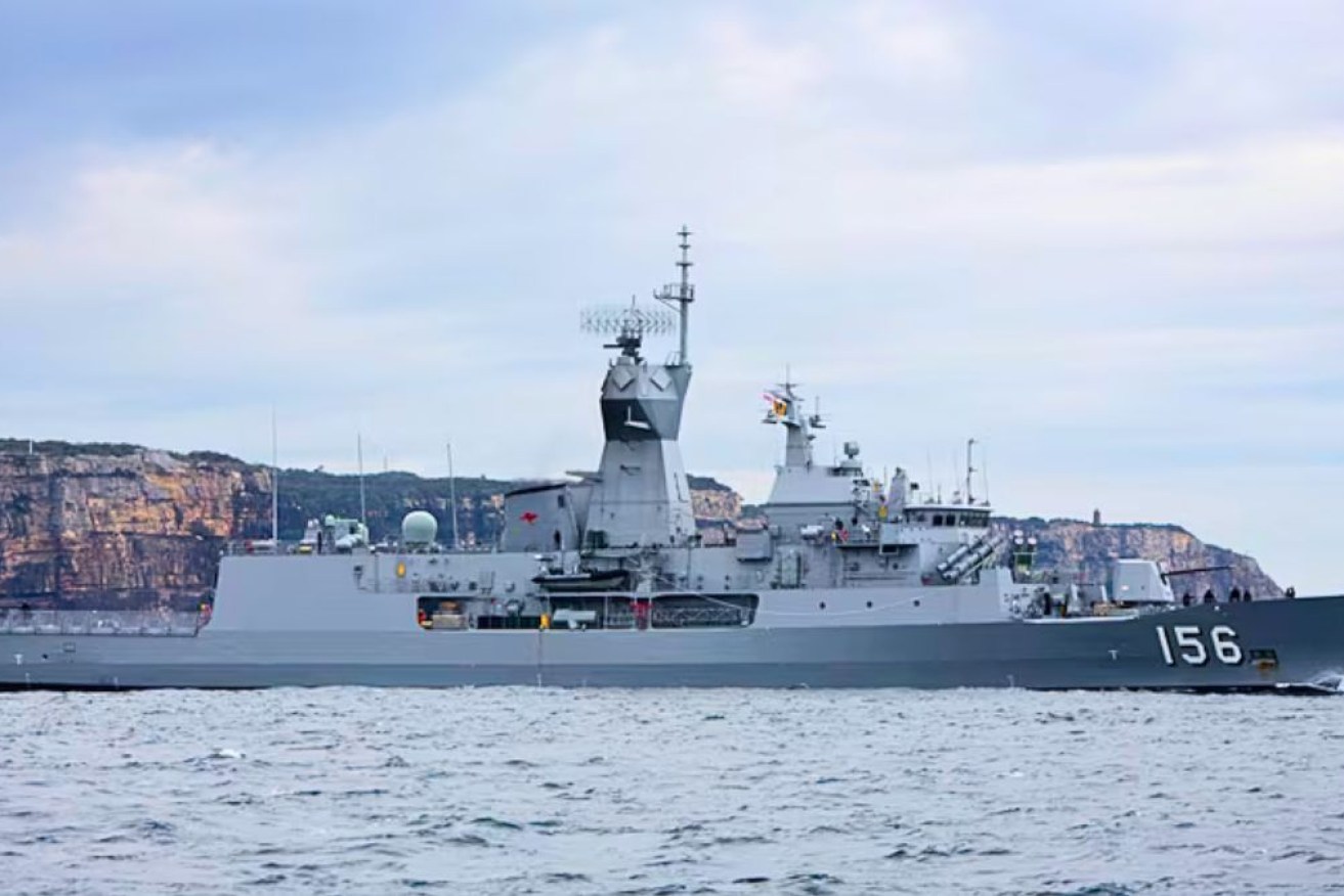 A row has erupted after China denied a destroyer set off sonar pulses, injuring Australian divers.