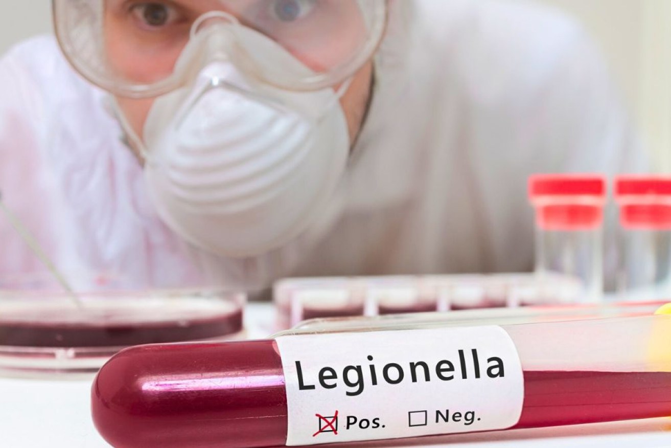 Testing found low levels of Legionella bacteria at a university cooling tower.