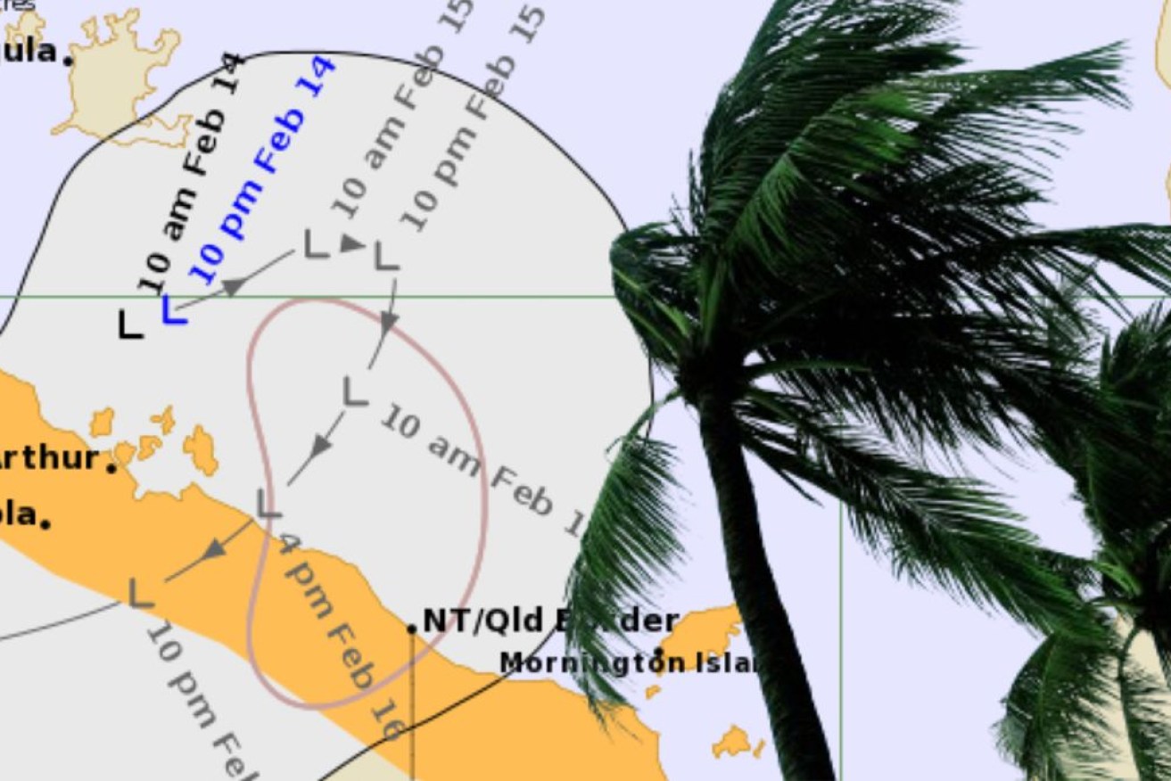 Megan will be the second cyclone to lash the Top End this year. 