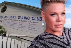 Come on down, red-faced sailing club begs Pink