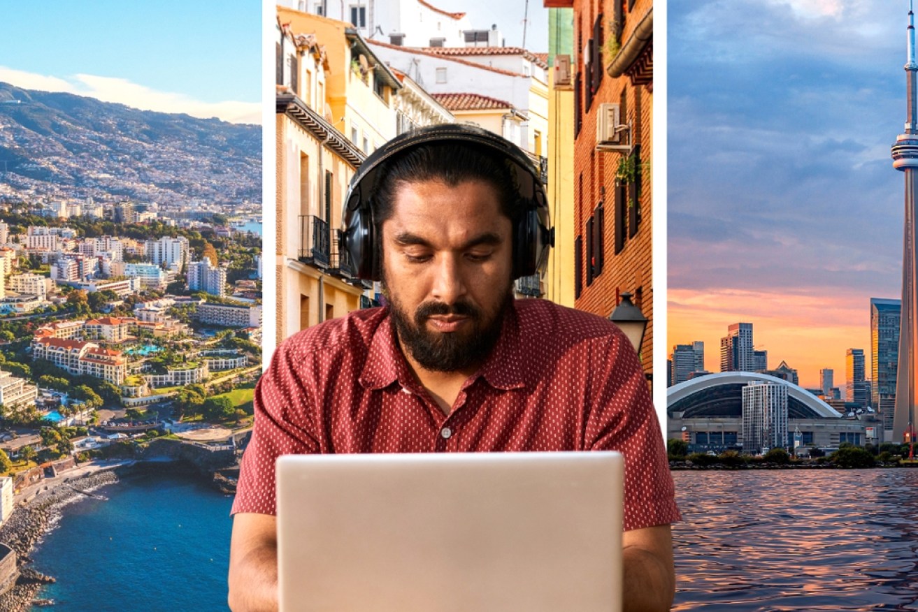 Workers are increasingly taking their jobs abroad, sparking a race for their tourism.