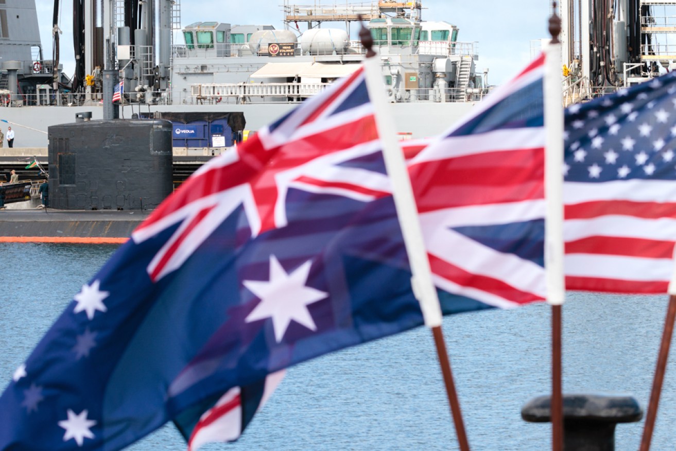 Anthony Albanese says it's in the national interest of the US and Australia to keep AUKUS afloat.
