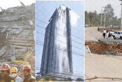 Tower collapses as quake rocks Asian neighbours 