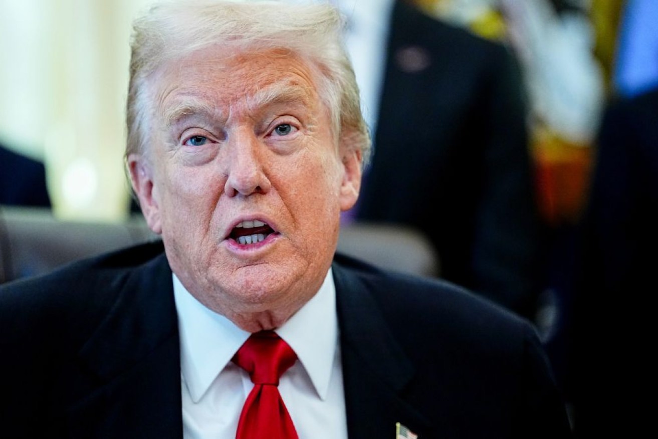 Donald Trump called a female reporter "a terrible person" after she asked about the Epstein files.