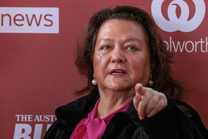 ABC apologises for offensive Rinehart skit